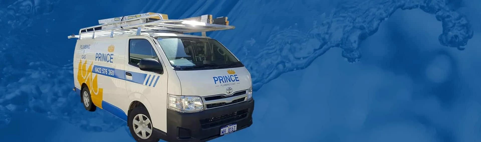 Prince Plumbing & Gas van
